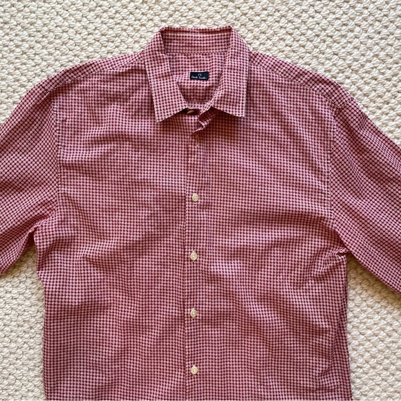 Mens Paul Smith red & white checkered shirt - Picture 5 of 15